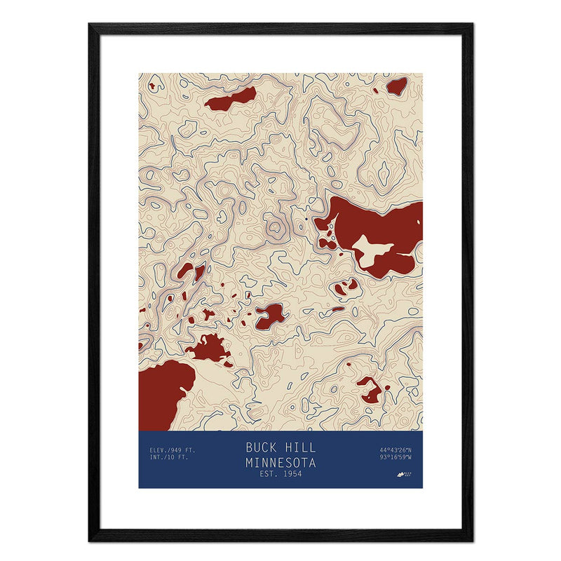 Buck Hill, Minnesota - Muir Way - TOPO Series