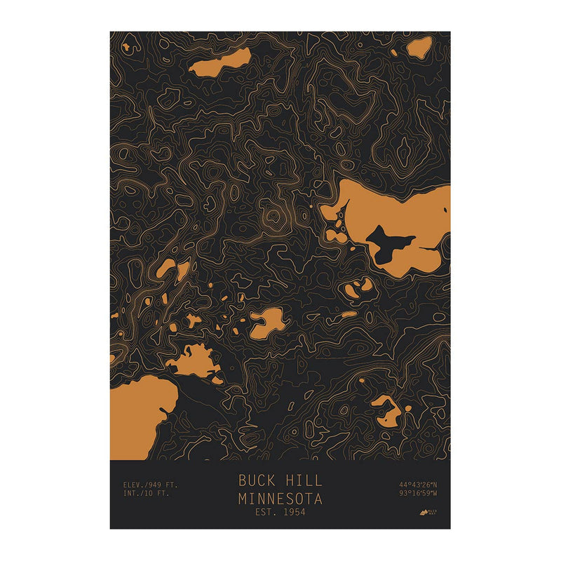 Buck Hill, Minnesota - Muir Way - TOPO Series
