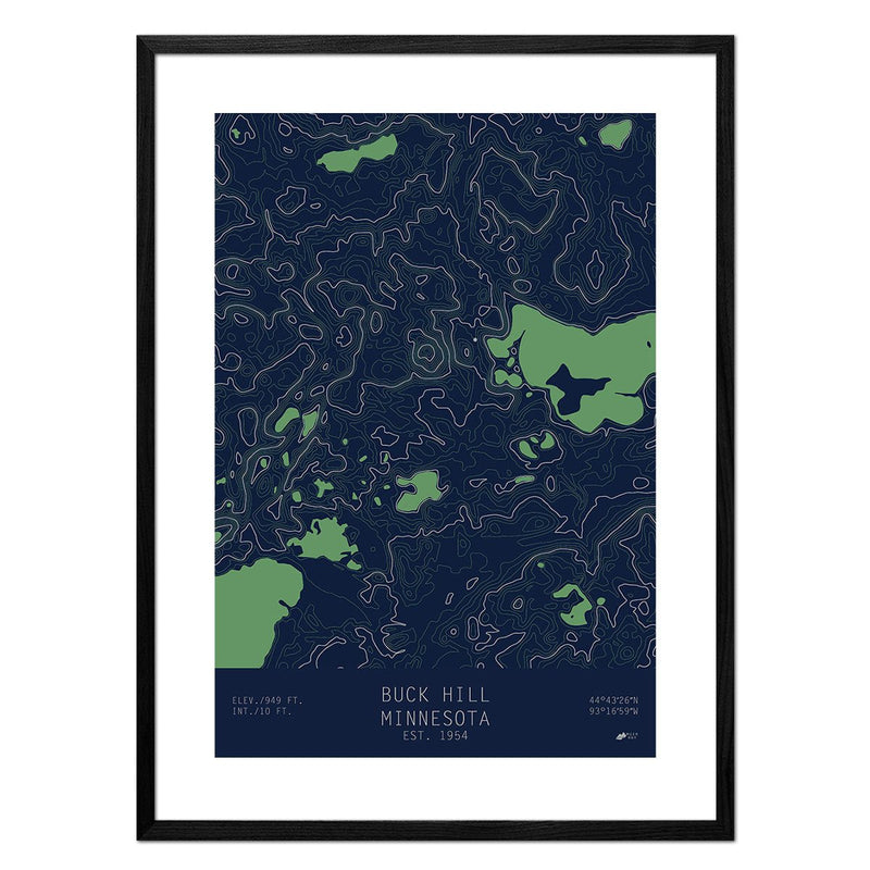 Buck Hill, Minnesota - Muir Way - TOPO Series