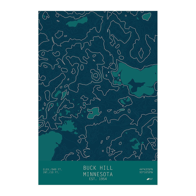 Buck Hill, Minnesota - Muir Way - TOPO Series