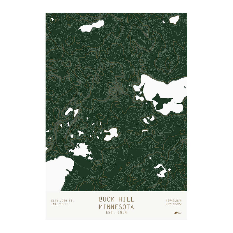 Buck Hill, Minnesota - Muir Way - TOPO Series