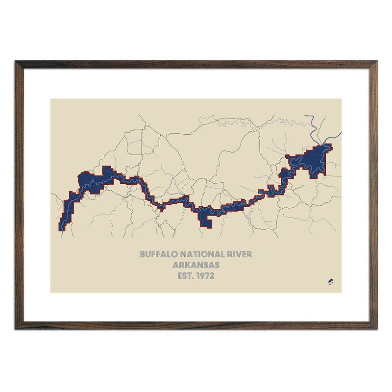 Buffalo National River Map - Muir Way - National Park