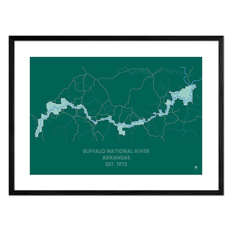 Buffalo National River Map - Muir Way - National Park