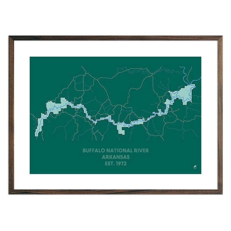 Buffalo National River Map - Muir Way - National Park