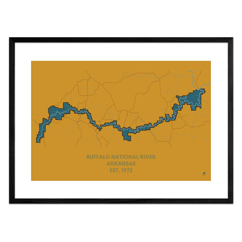 Buffalo National River Map - Muir Way - National Park