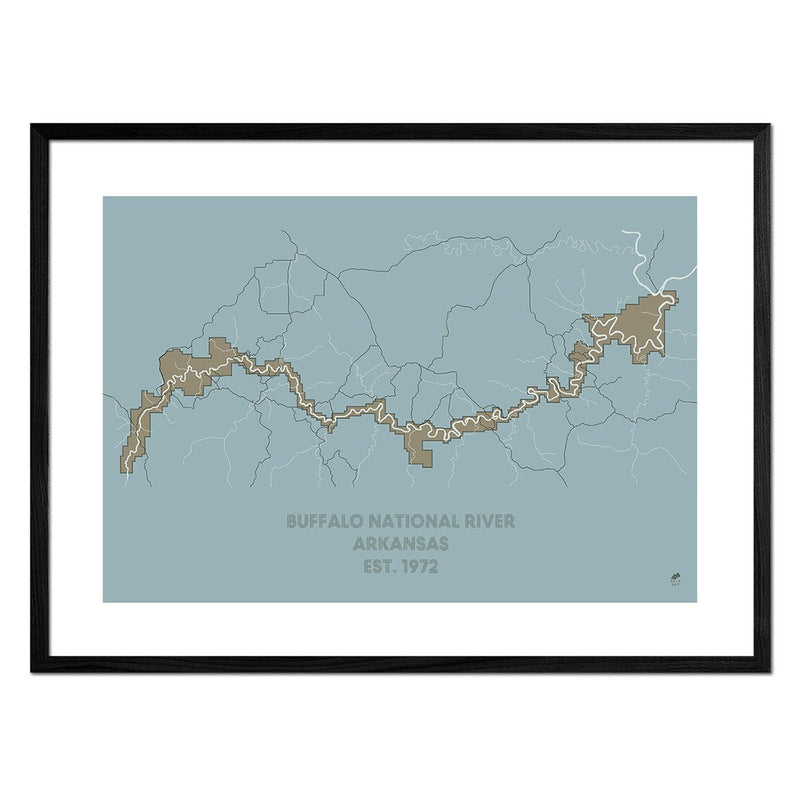 Buffalo National River Map - Muir Way - National Park