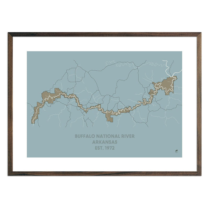Buffalo National River Map - Muir Way - National Park