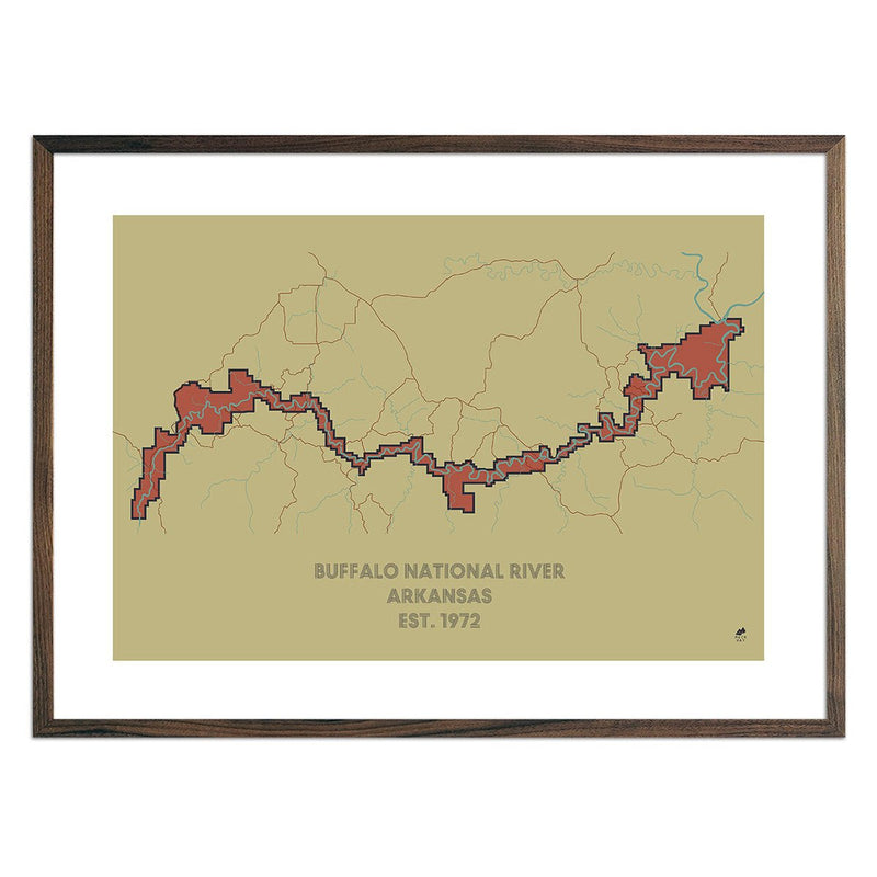 Buffalo National River Map - Muir Way - National Park