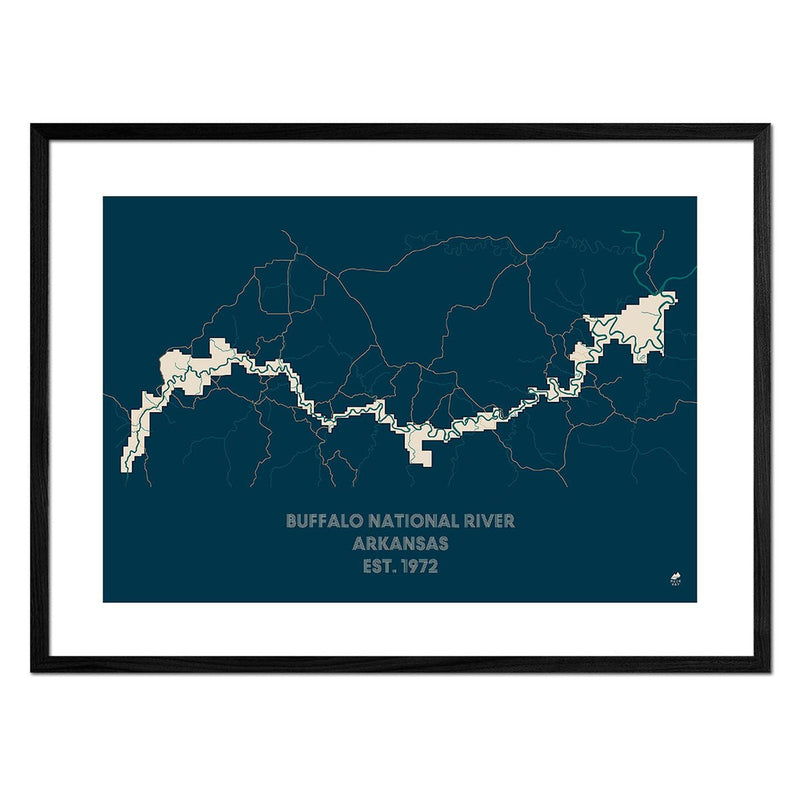 Buffalo National River Map - Muir Way - National Park