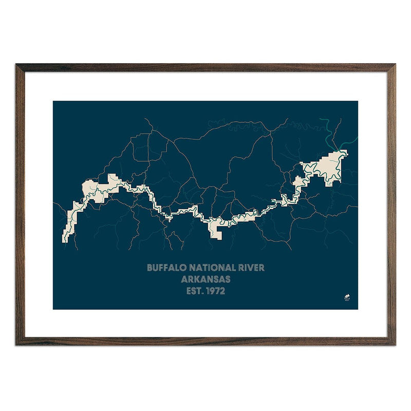 Buffalo National River Map - Muir Way - National Park
