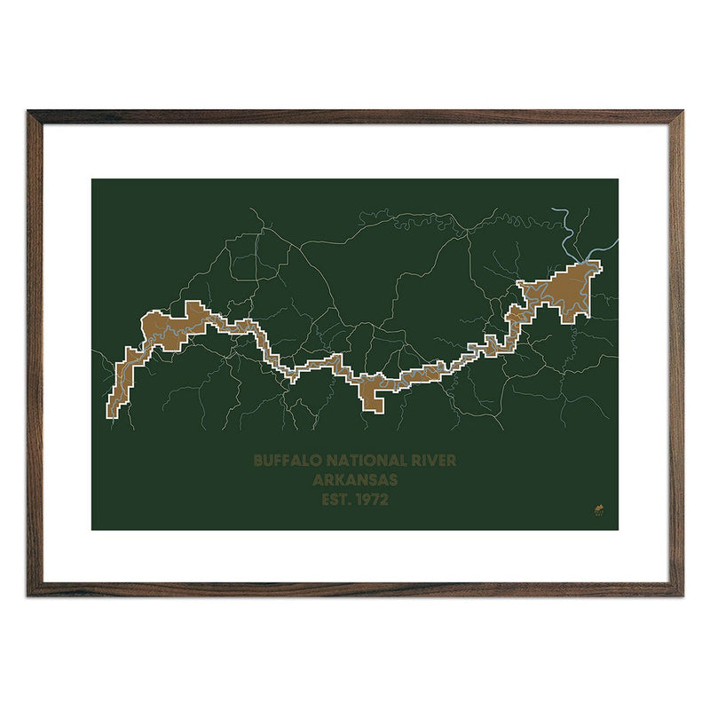 Buffalo National River Map - Muir Way - National Park
