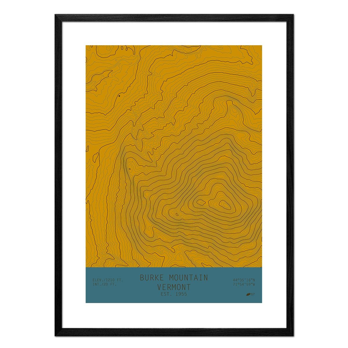 Burke Mountain, Vermont-TOPO Series Map – Muir Way