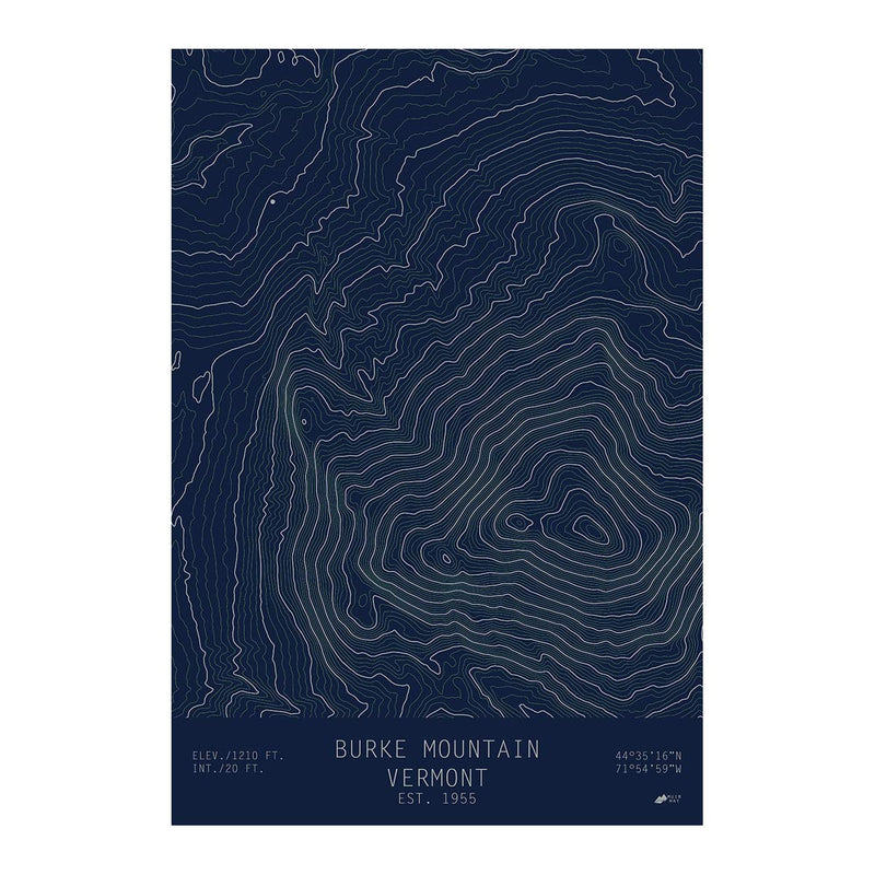 Burke Mountain, Vermont - Muir Way - TOPO Series