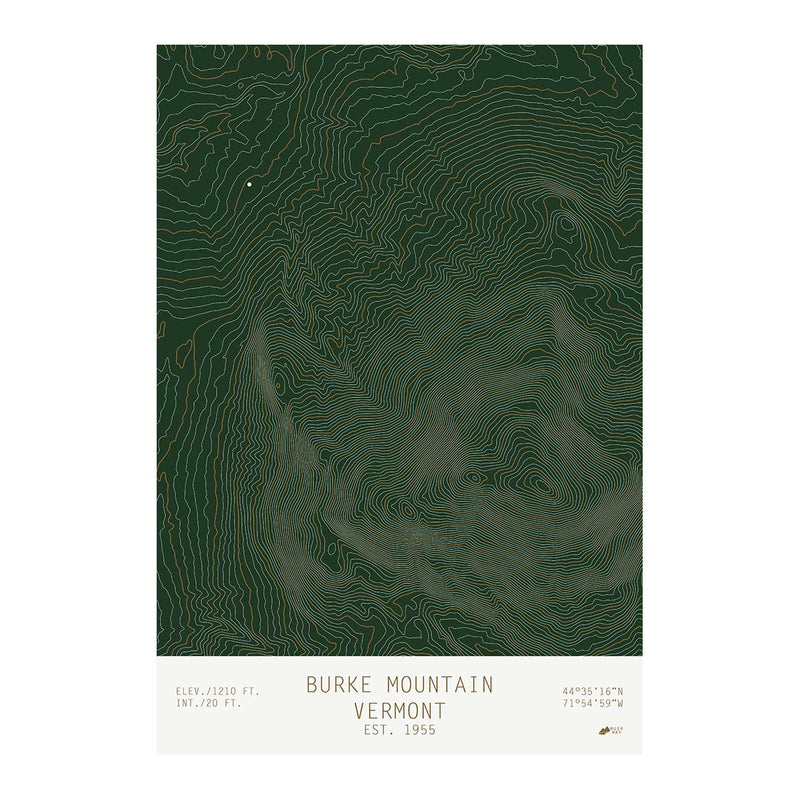 Burke Mountain, Vermont - Muir Way - TOPO Series
