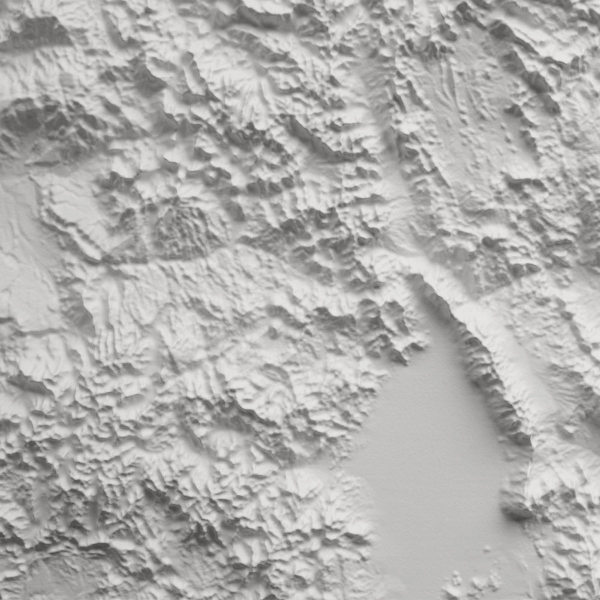 3D Colorado Raised Relief Map – Muir Way