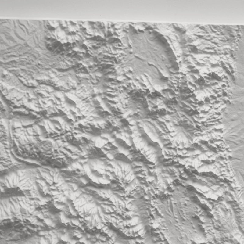Colorado 3D Raised Relief Map - Muir Way - 3D