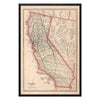 California 1883 Map