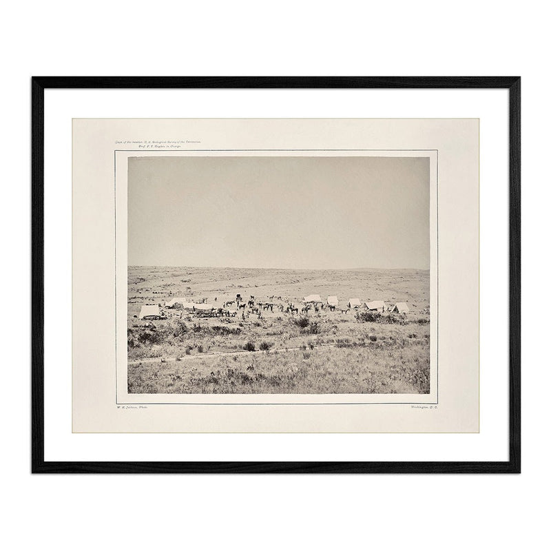 Camp of the Snake River Division at Fort Hall, Idaho, Yellowstone 1873 - Muir Way - Photograph