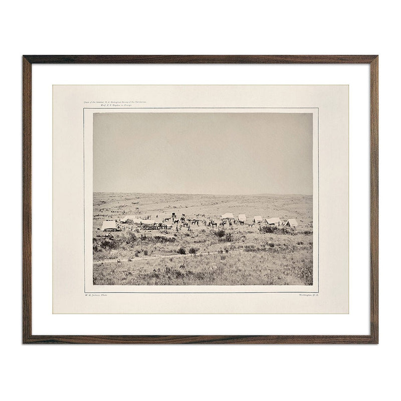Camp of the Snake River Division at Fort Hall, Idaho, Yellowstone 1873 - Muir Way - Photograph