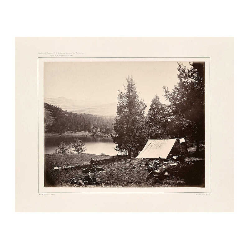 Photograph of Camp on Mystic Lake