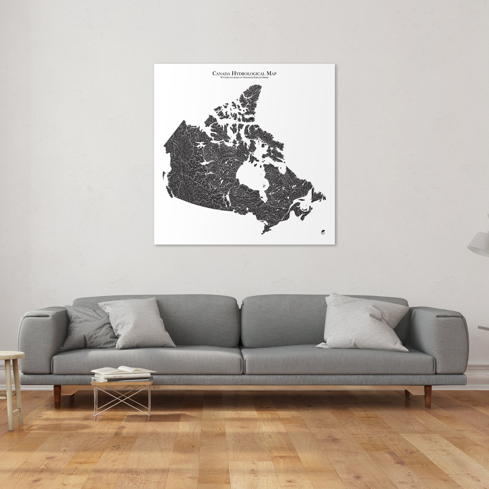 Hydrological Map of Canada - Muir Way - Hydrology