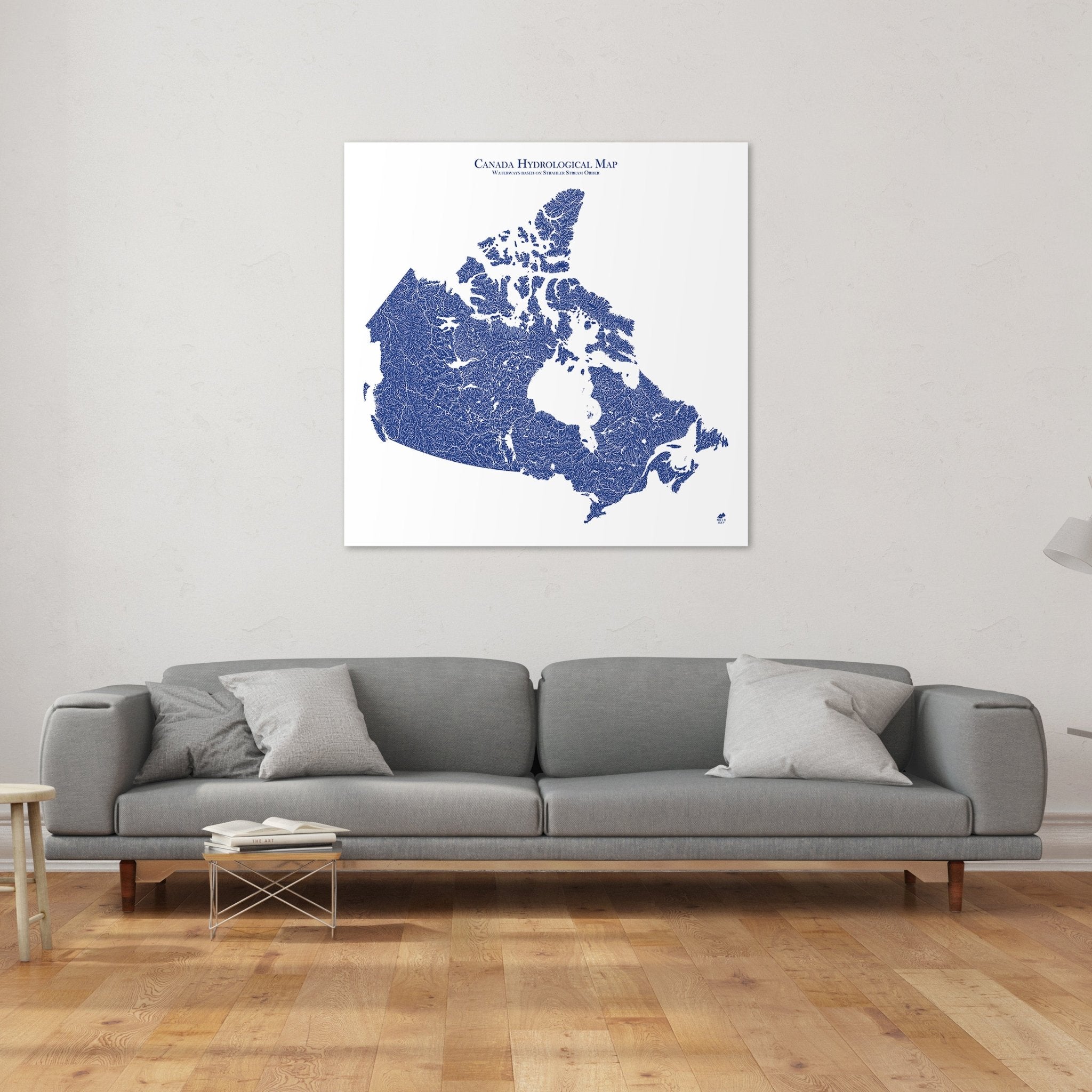 Hydrological Map of Canada - Muir Way - Hydrology