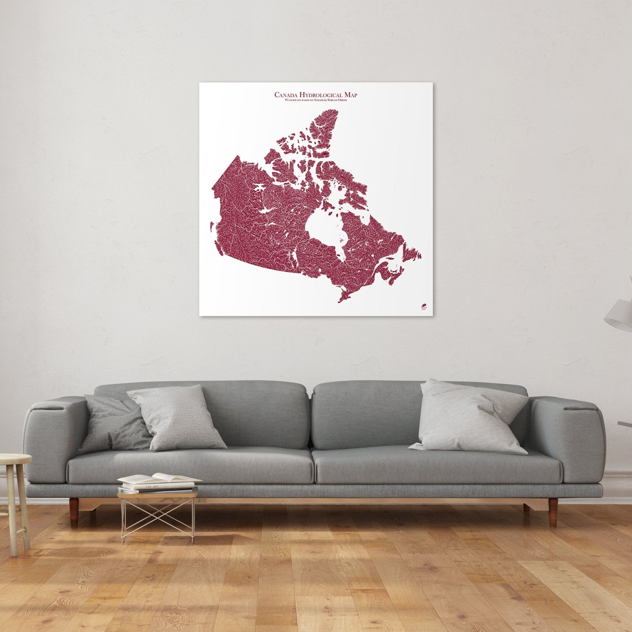 Hydrological Map of Canada - Muir Way - Hydrology
