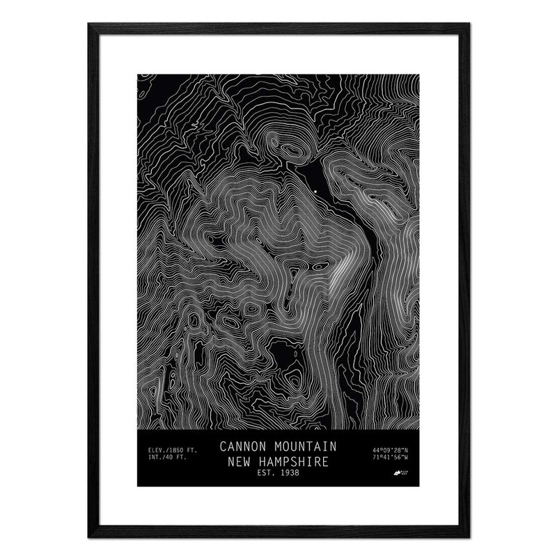 Cannon Mountain, New Hampshire - Muir Way - TOPO Series