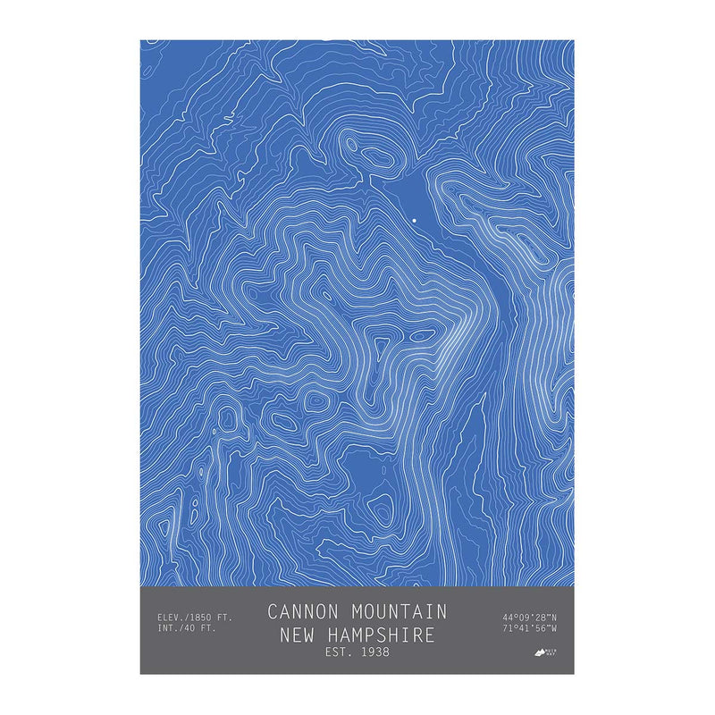 Cannon Mountain, New Hampshire - Muir Way - TOPO Series