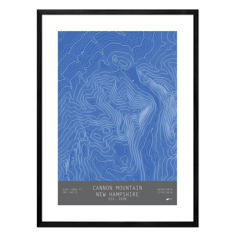 Cannon Mountain, New Hampshire - Muir Way - TOPO Series