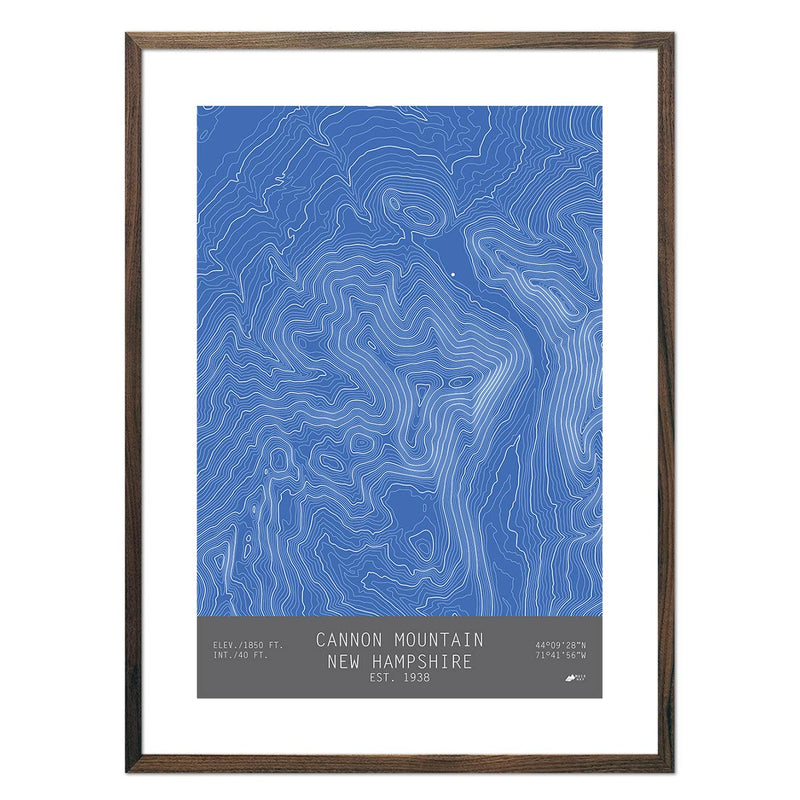 Cannon Mountain, New Hampshire - Muir Way - TOPO Series