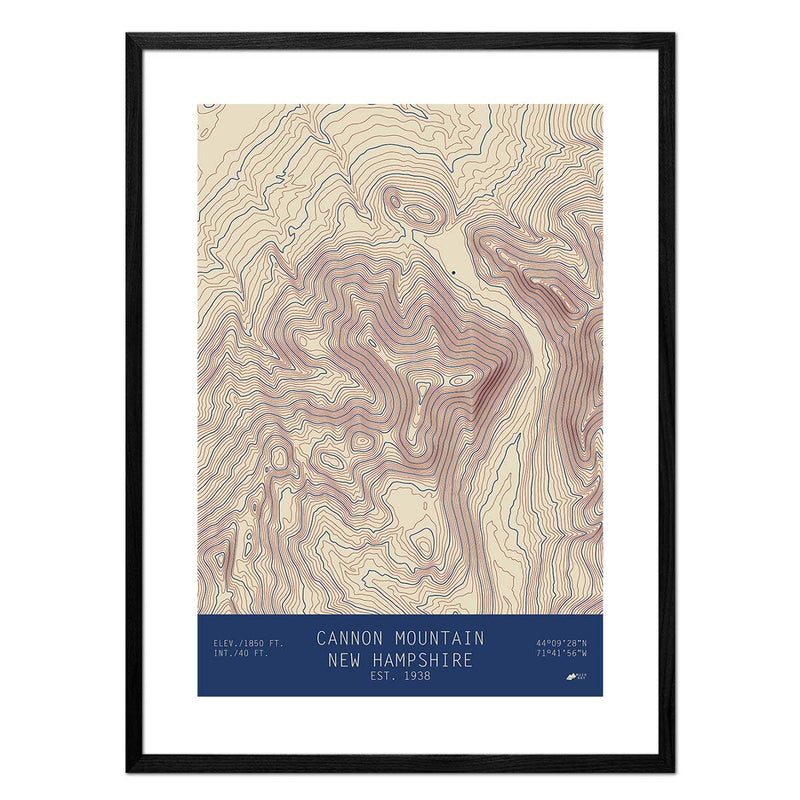 Cannon Mountain, New Hampshire - Muir Way - TOPO Series