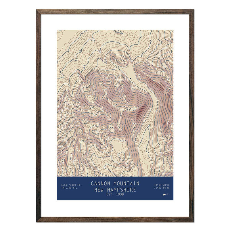 Cannon Mountain, New Hampshire - Muir Way - TOPO Series