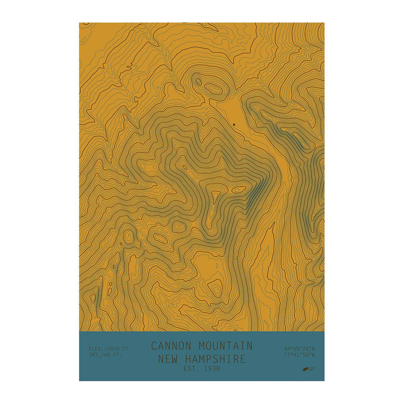 Cannon Mountain, New Hampshire - Muir Way - TOPO Series