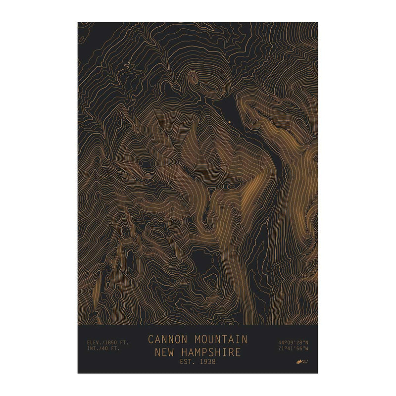 Cannon Mountain, New Hampshire - Muir Way - TOPO Series