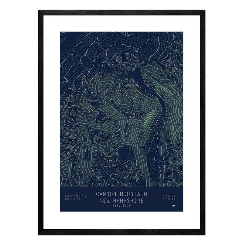 Cannon Mountain, New Hampshire - Muir Way - TOPO Series