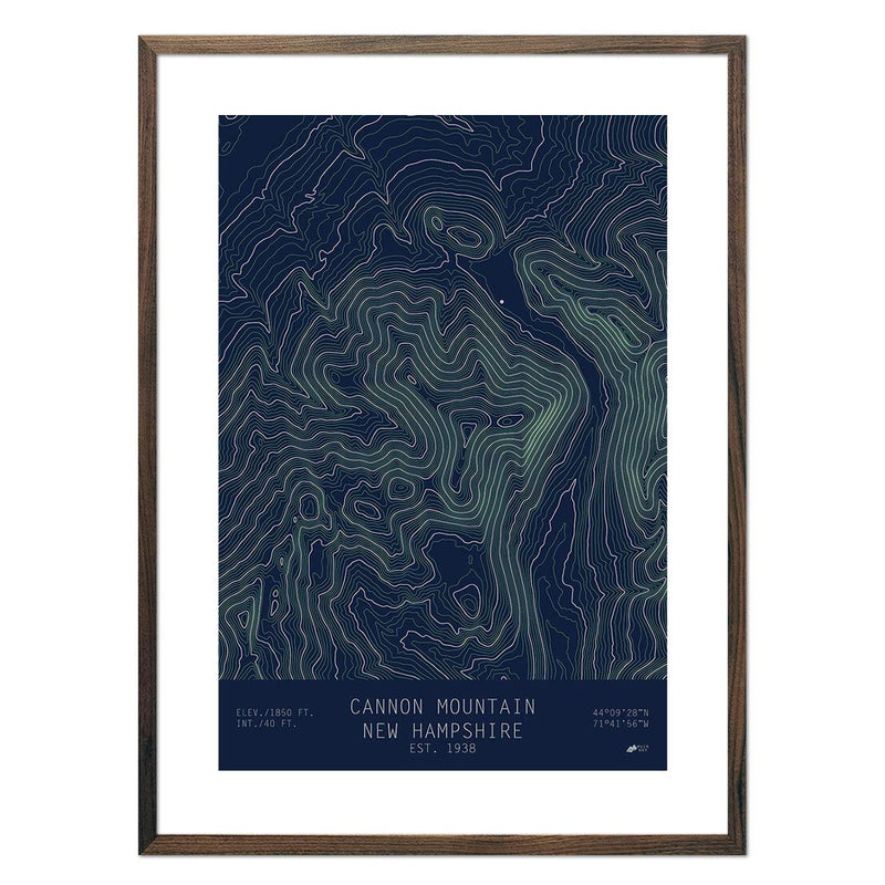 Cannon Mountain, New Hampshire - Muir Way - TOPO Series