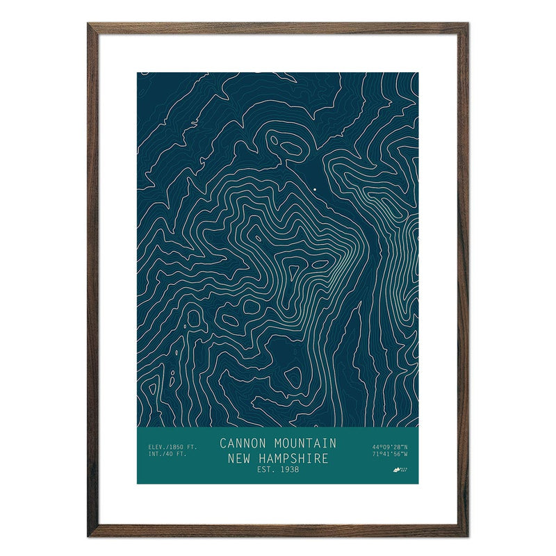 Cannon Mountain, New Hampshire - Muir Way - TOPO Series