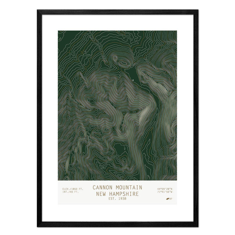 Cannon Mountain, New Hampshire - Muir Way - TOPO Series
