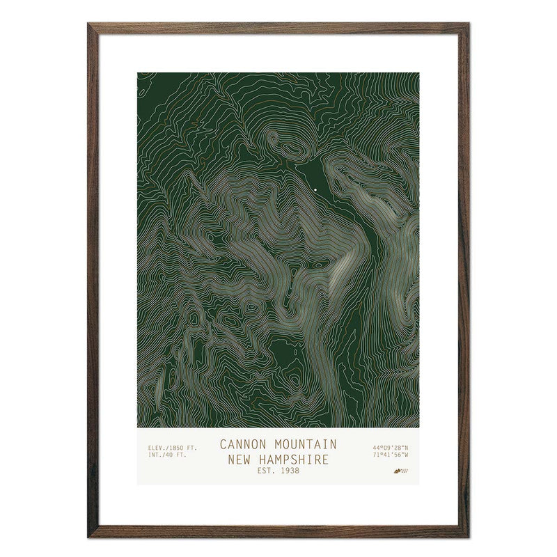 Cannon Mountain, New Hampshire - Muir Way - TOPO Series