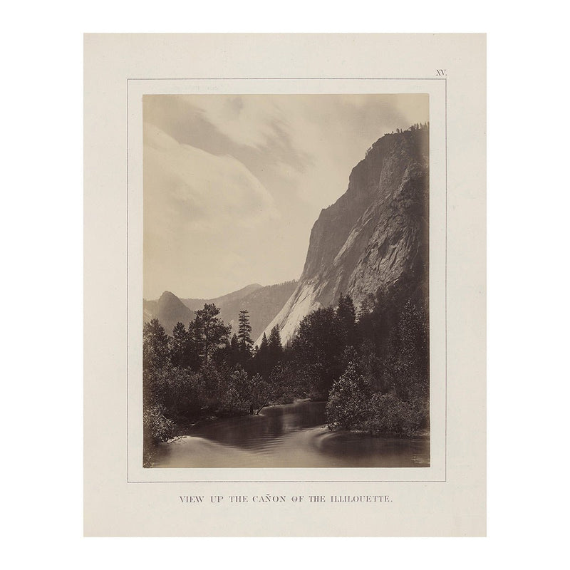Canyon and Illilouette, Yosemite 1868 - Muir Way - Photograph