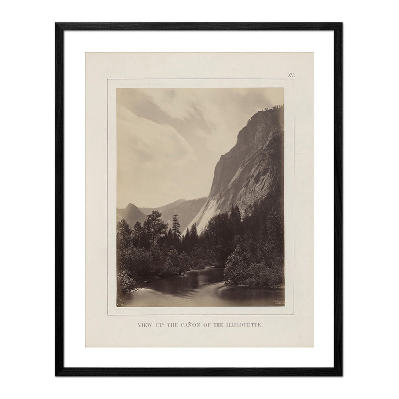 Canyon and Illilouette, Yosemite 1868 - Muir Way - Photograph