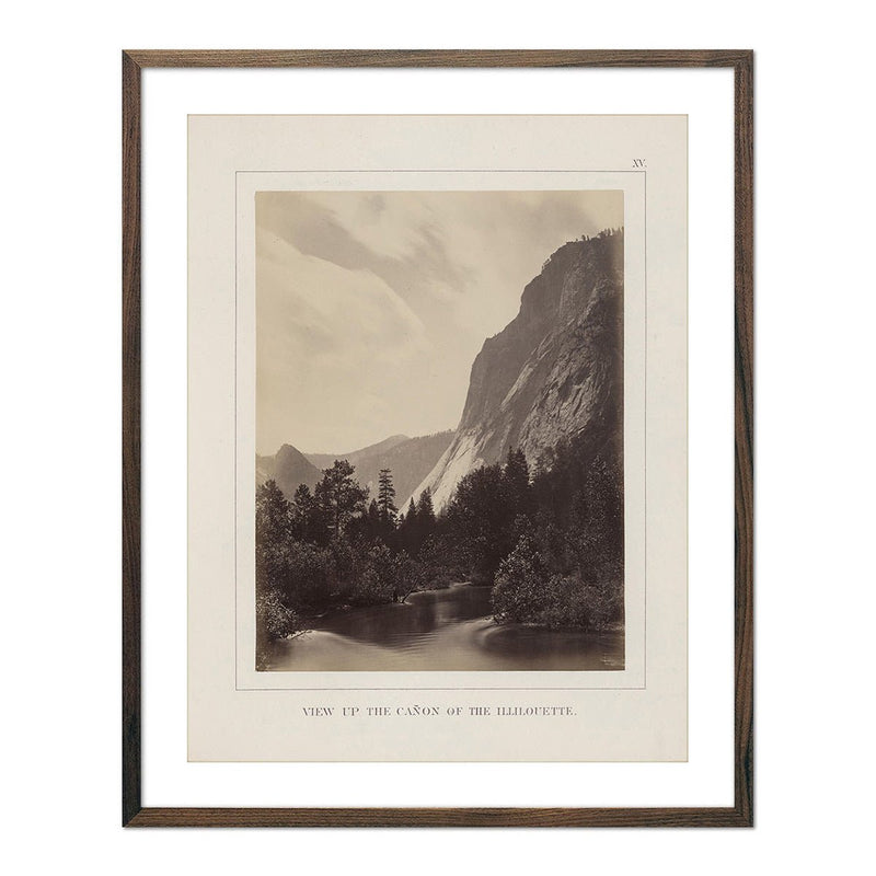 Canyon and Illilouette, Yosemite 1868 - Muir Way - Photograph