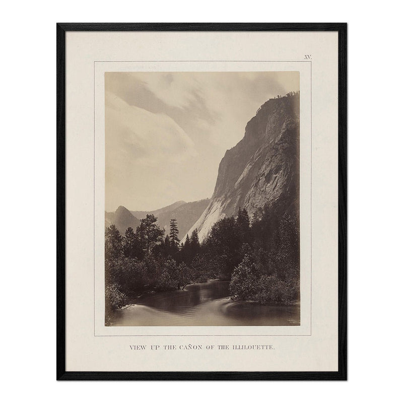 Canyon and Illilouette, Yosemite 1868 - Muir Way - Photograph