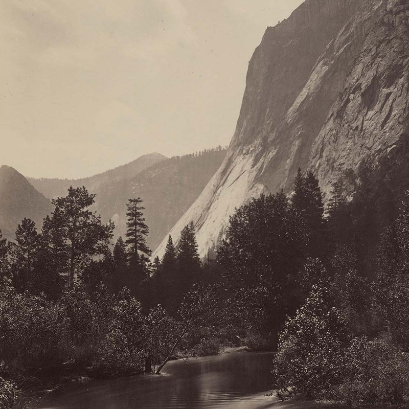 Canyon and Illilouette, Yosemite 1868 - Muir Way - Photograph