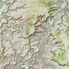 Canyonlands Shaded Relief Map