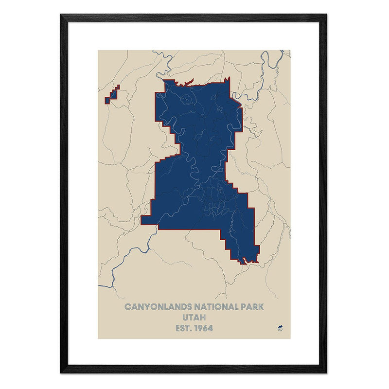 Canyonlands National Park Map - Muir Way - National Park