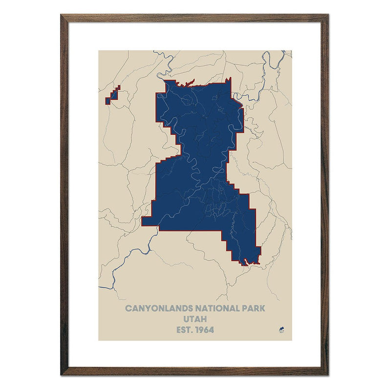 Canyonlands National Park Map - Muir Way - National Park