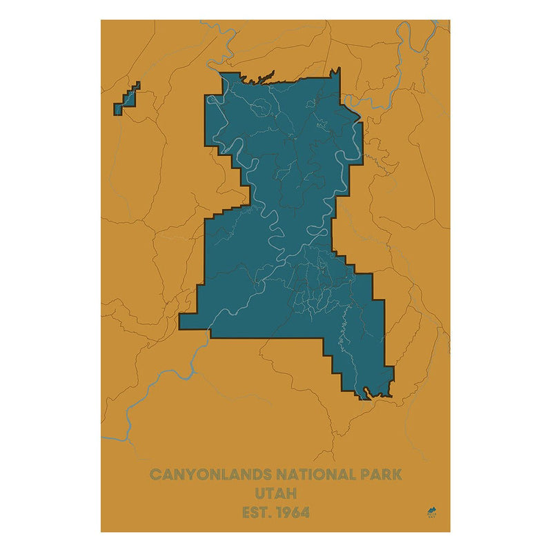 Canyonlands National Park Map - Muir Way - National Park