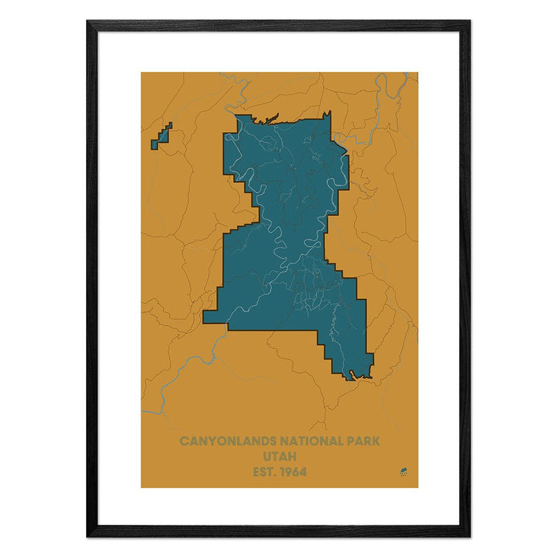 Canyonlands National Park Map - Muir Way - National Park